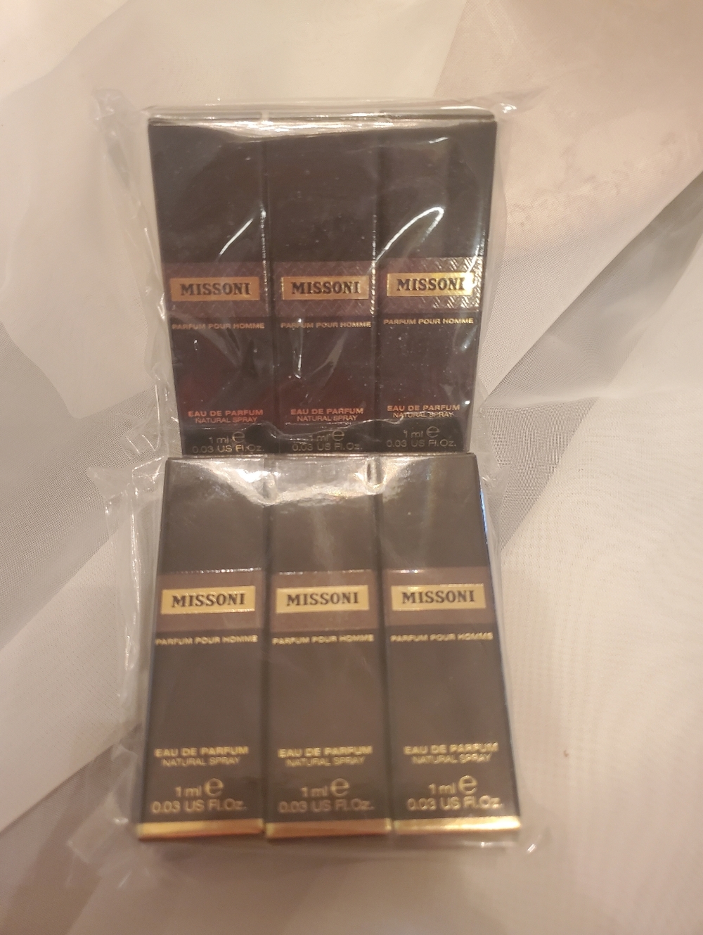 ⚜️6 - MISSONI POUR HOMME TRAVEL/ TRIAL SIZE     NEW IN BOX